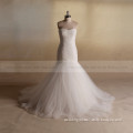 Terse Heart Shape Mermaid Chapel Exquisite Pleated Wedding Dress Manufacturer